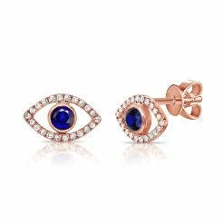 Best Sale 😉 Sabrina Designs 14k Gold & Diamond Evil Eye Stud Earrings for 👩 women ✨