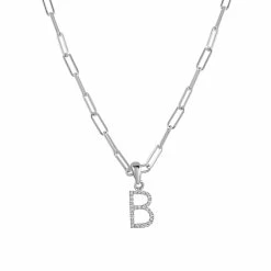 Outlet 🎁 Sabrina Designs 14k White Gold & Diamond Paperclip Initial Necklace for 👩 women 🥰 -Sabrina Designs Shop eac3cbe34f7a42d08a8a8f0dd22f9302 1080x