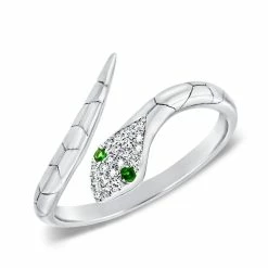 Discount 😍 Sabrina Designs 14k Gold & Diamond Snake Ring for 👩 women 😀