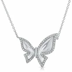 Best Pirce ๐ฅ Sabrina Designs 14k Gold & Diamond Butterfly Necklace for ๐ฉ women ๐