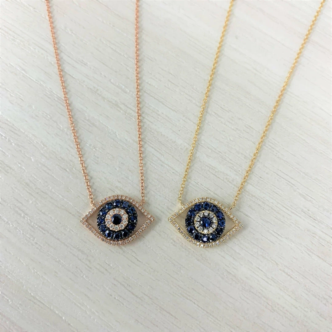 Discount ⭐ Sabrina Designs 14k Gold & Diamond Evil Eye Necklace for 👩 women 🌟 4 Discount ⭐ Sabrina Designs 14k Gold & Diamond Evil Eye Necklace for 👩 women 🌟 - Image 2