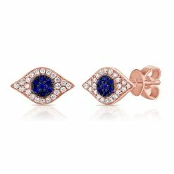 Hot Sale ๐ฅ Sabrina Designs 14k Gold & Diamond Evil Eye Earrings for ๐ฉ women ๐