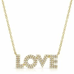 Best Pirce โ๏ธ Sabrina Designs 14k Gold & Diamond Love Necklace for ๐ฉ women โ๏ธ
